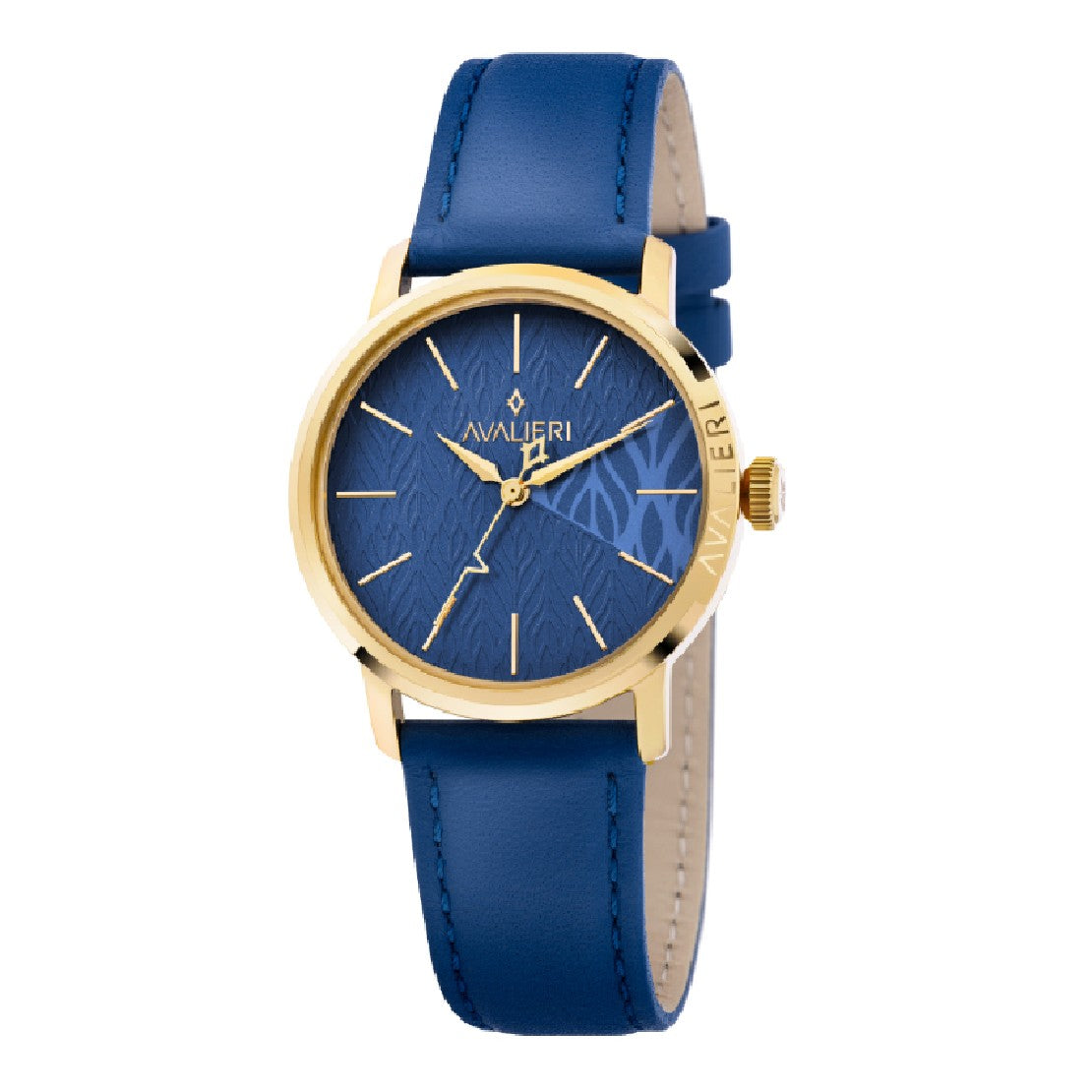 Avalieri Women's Quartz Blue Dial Watch - AV-2390B