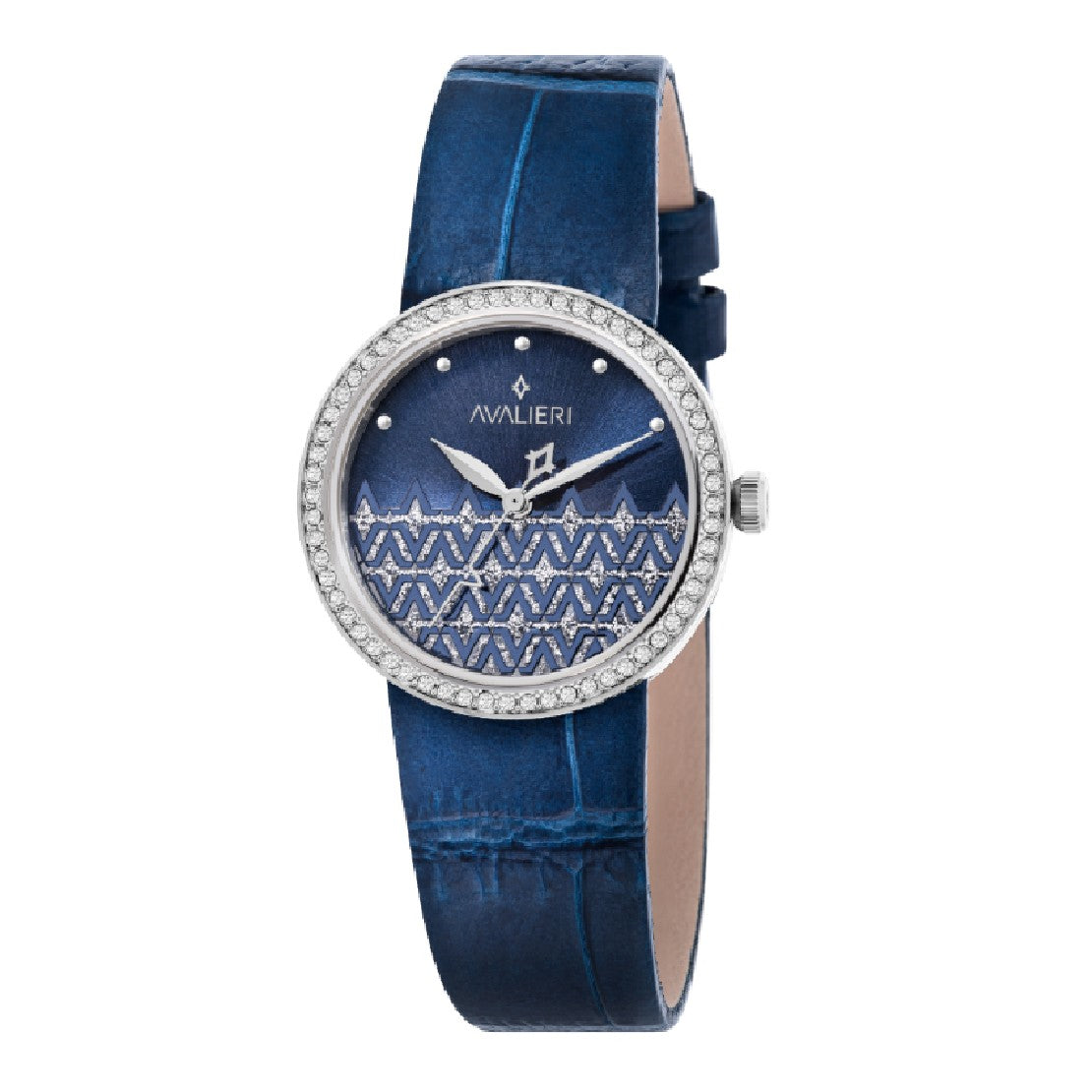 Avalieri Women's Quartz Blue Dial Watch - AV-2397B