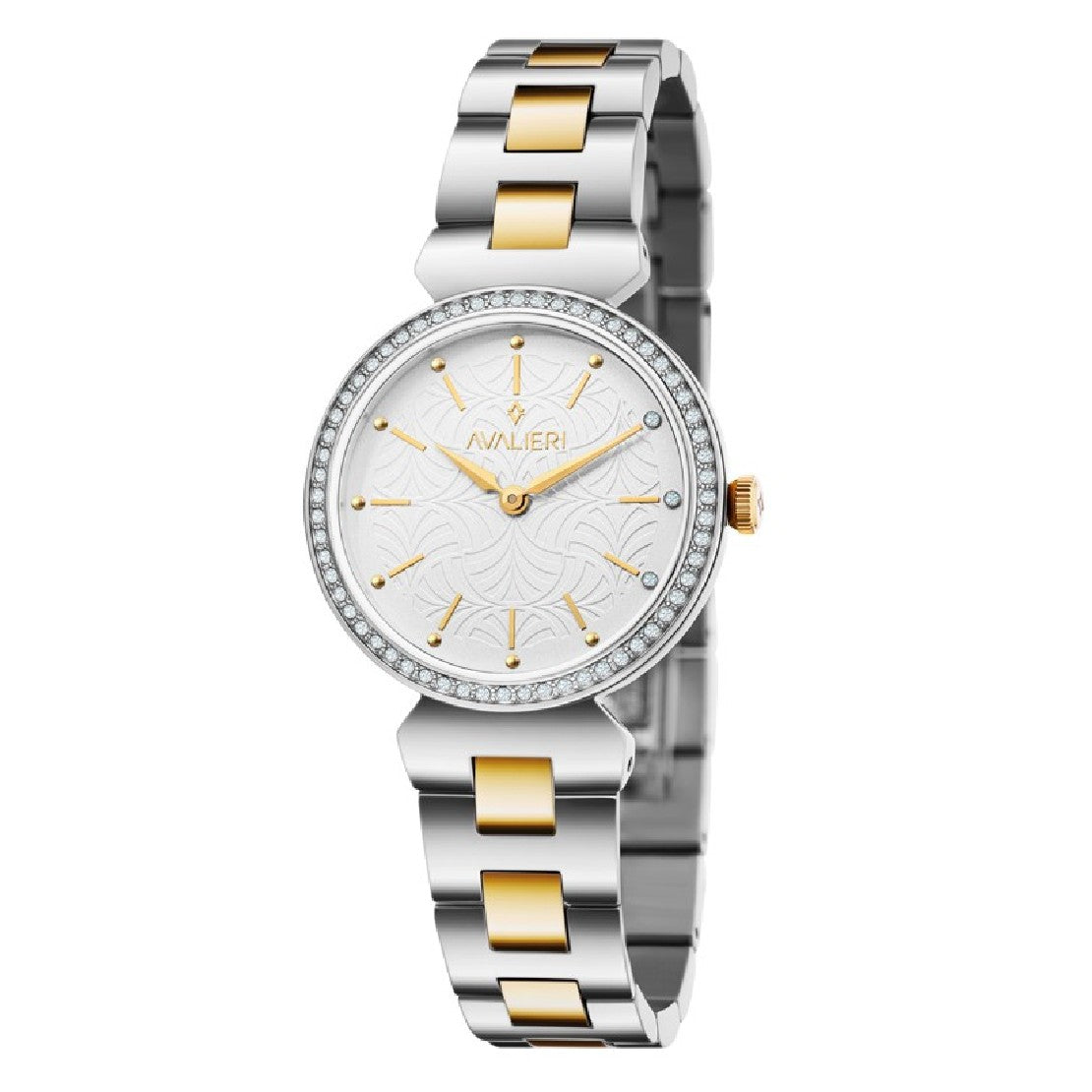 Avalieri Women's Quartz Watch Silver Dial - AV-2407B