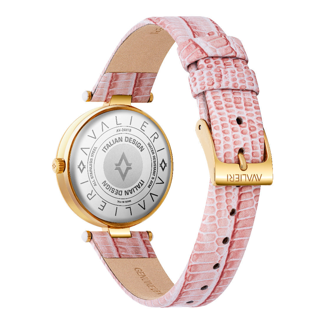 Avalieri Women's Quartz Watch Silver Dial - AV-2441B