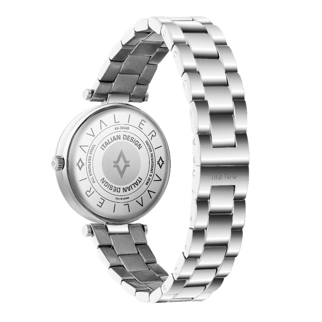 Avalieri Women's Quartz Watch Silver Dial - AV-2444B