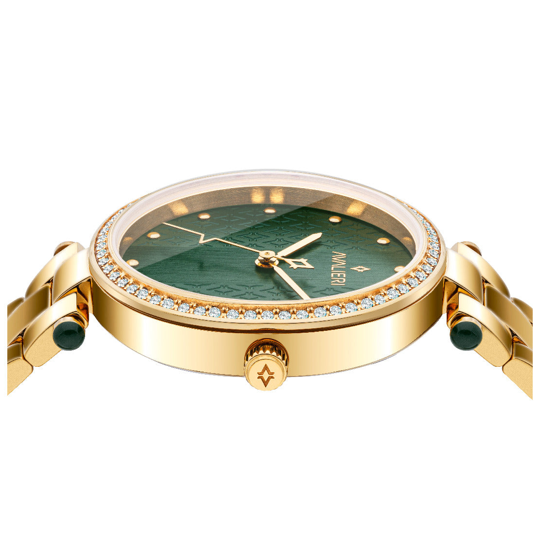 Avalieri Women's Quartz Green Dial Watch - AV-2446B