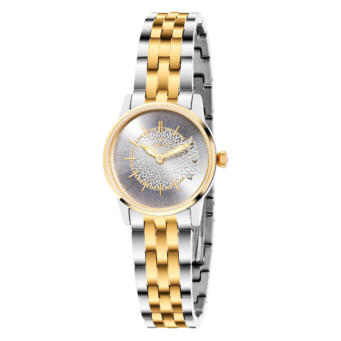 Avalieri Women's Quartz White Dial Watch - AV-2466B