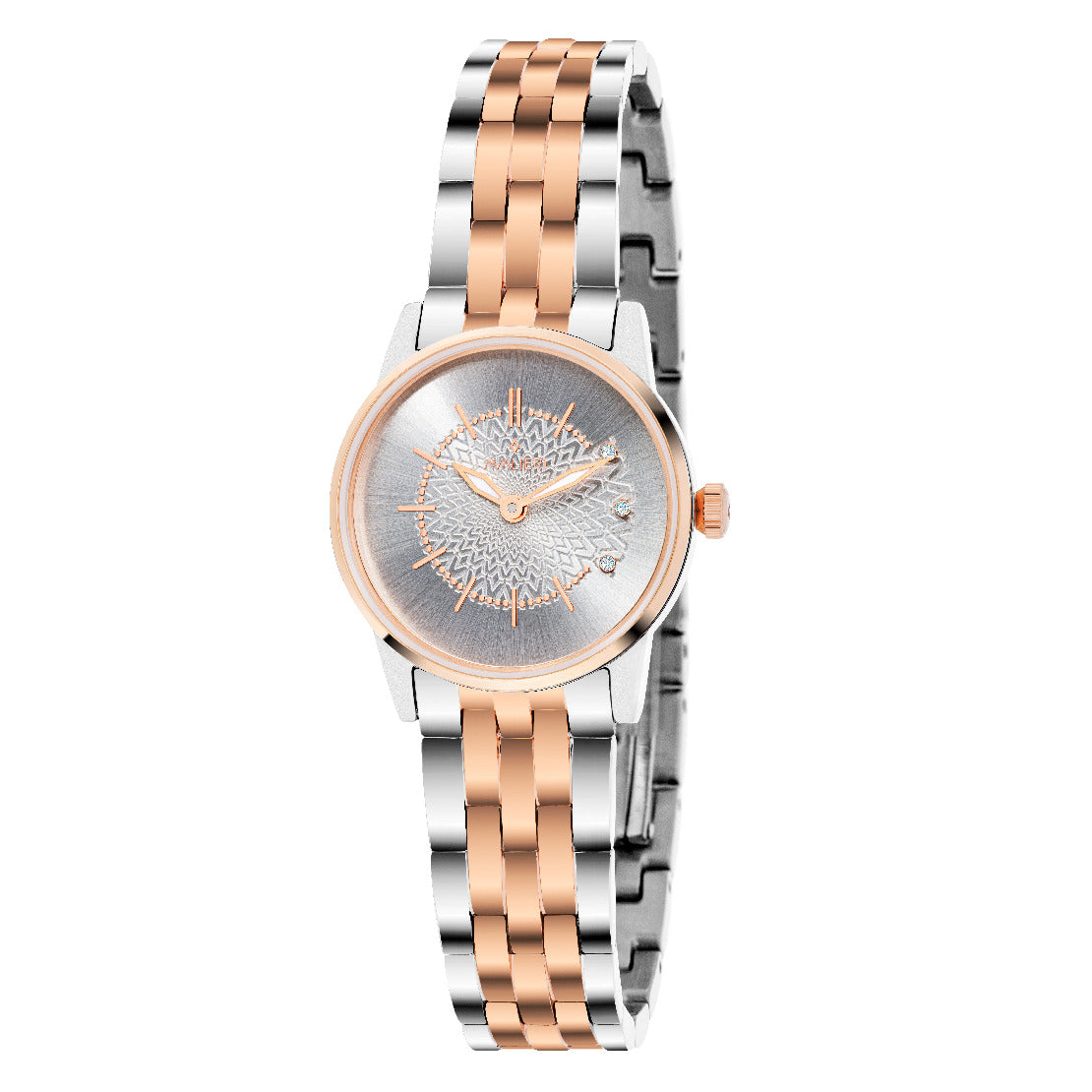 Avalieri Women's Quartz Watch With Silver White Dial - AV-2467B