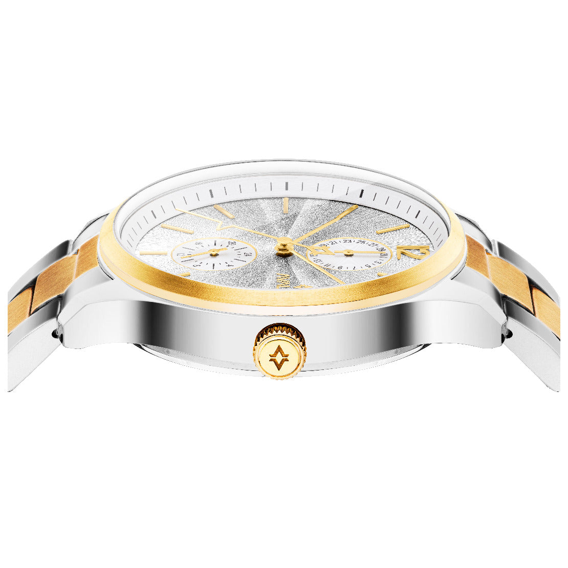 Avalieri Men's Quartz Watch With Silver White Dial - AV-2476B