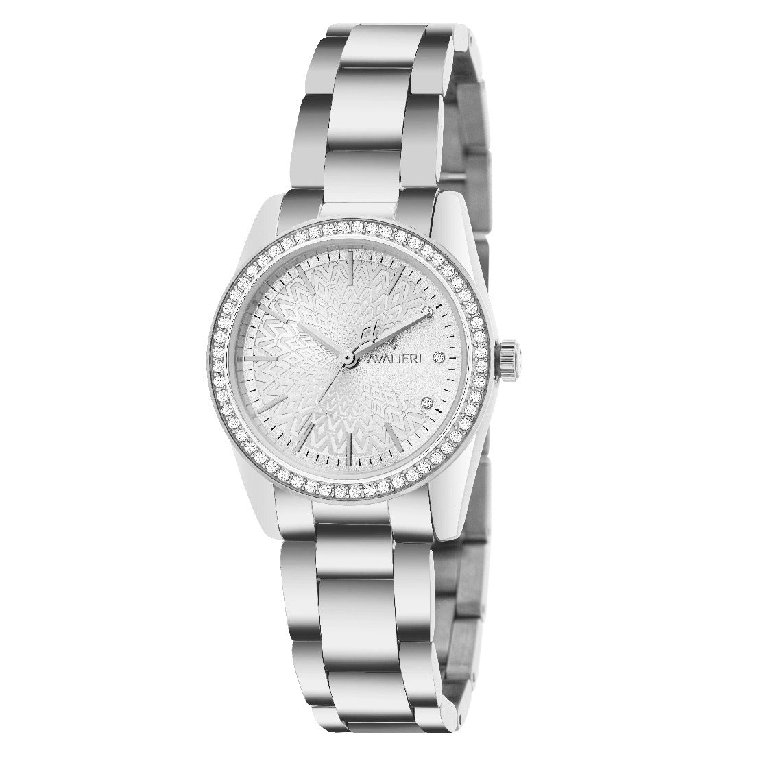 Avalieri Women's Quartz Watch With Silver White Dial - AV-2478B