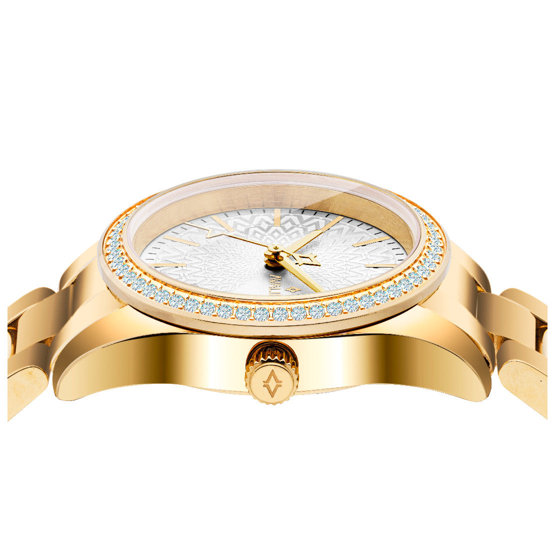 Avalieri Women's Quartz Watch With Silver White Dial - AV-2479B