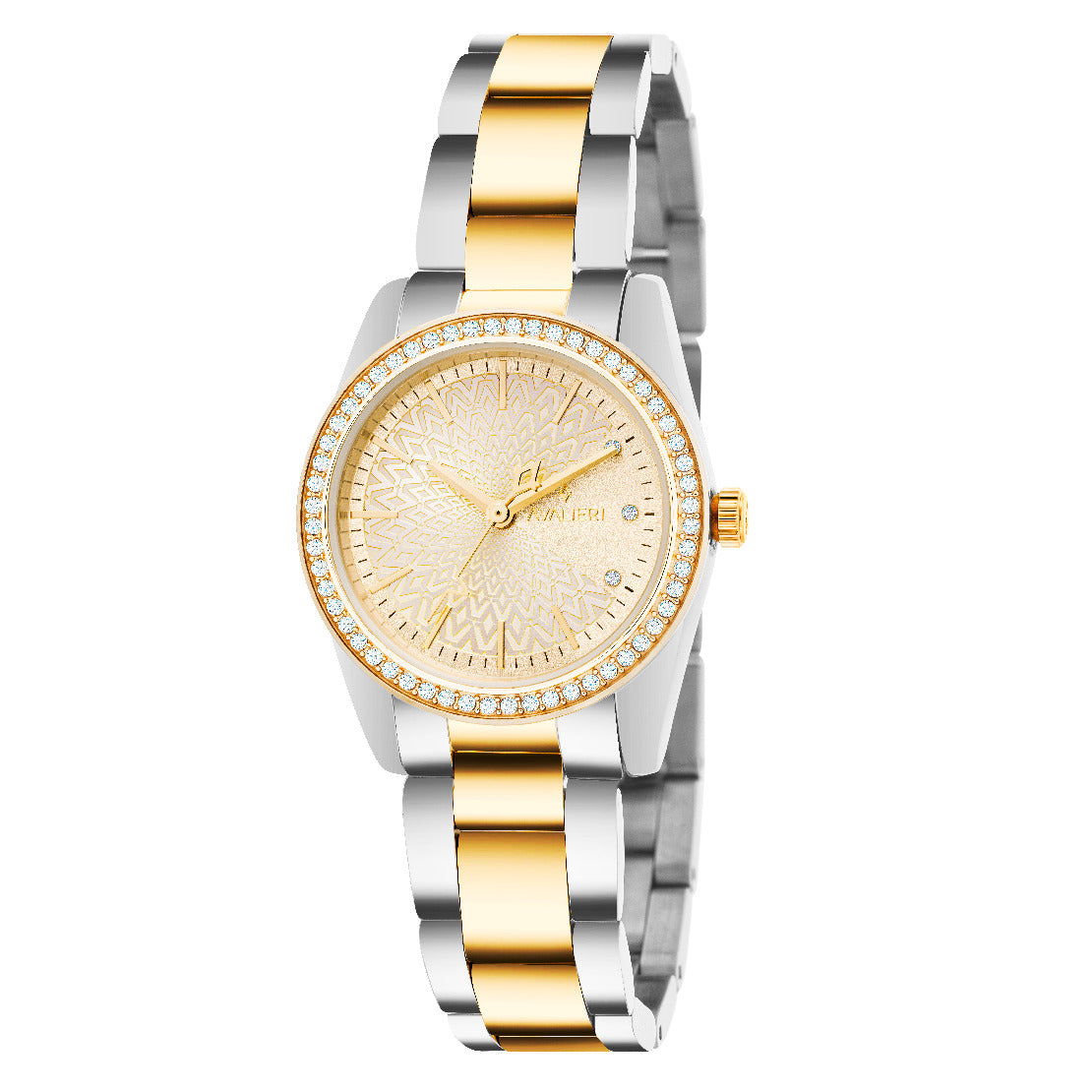 Avalieri Women's Quartz Watch Gold Dial - AV-2481B