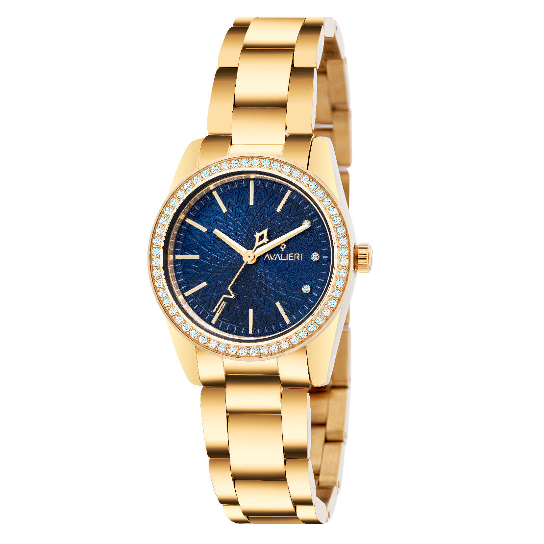 Avalieri Women's Quartz Blue Dial Watch - AV-2483B