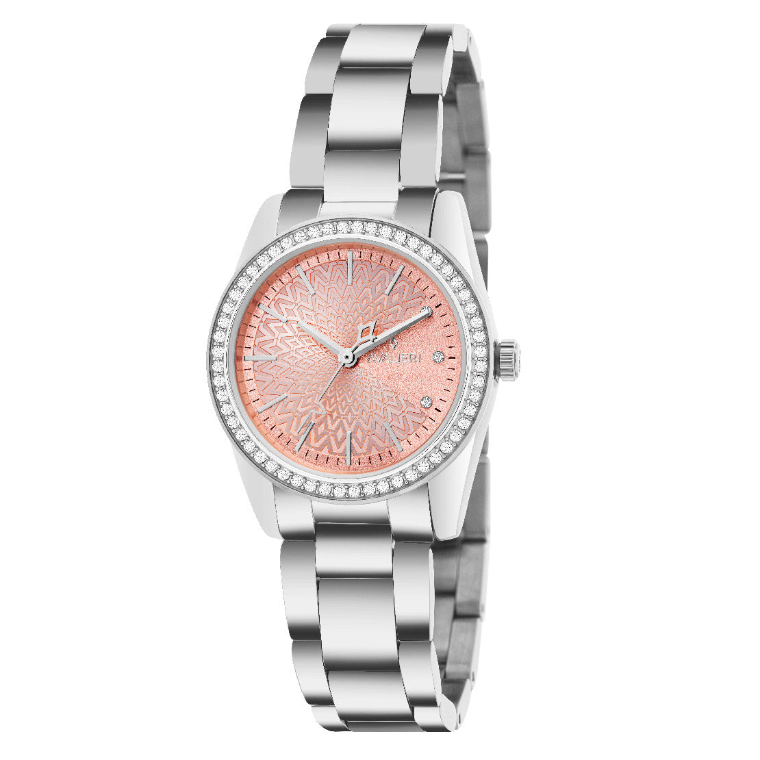 Avalieri Women's Quartz Watch Pink Dial - AV-2484B