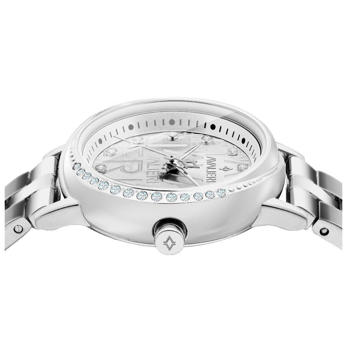 Avalieri Women's Quartz White Dial Watch - AV-2486B