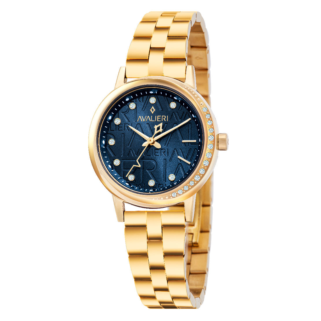 Avalieri Women's Quartz Blue Dial Watch - AV-2491B