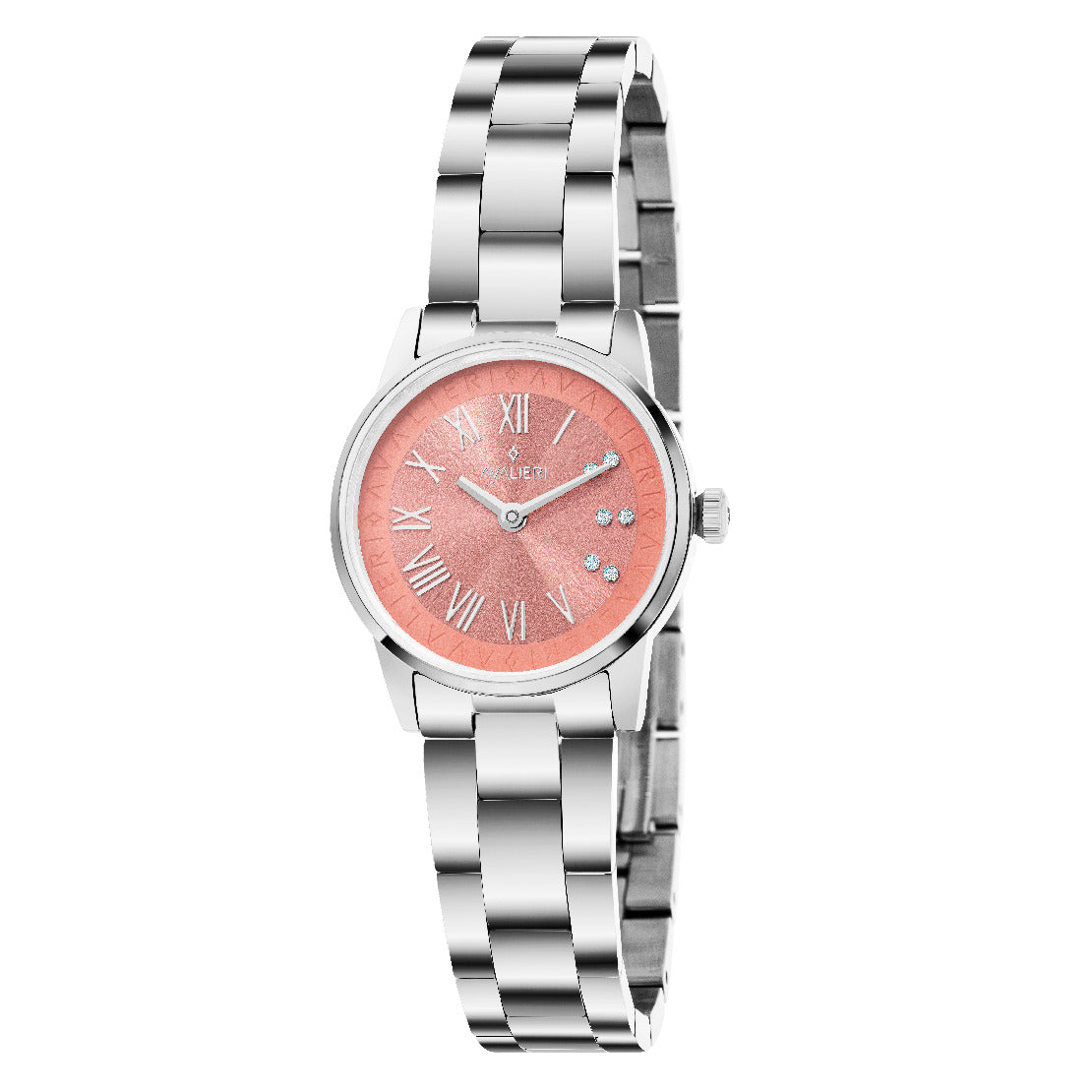 Avalieri Women's Quartz Watch Pink Dial - AV-2498B