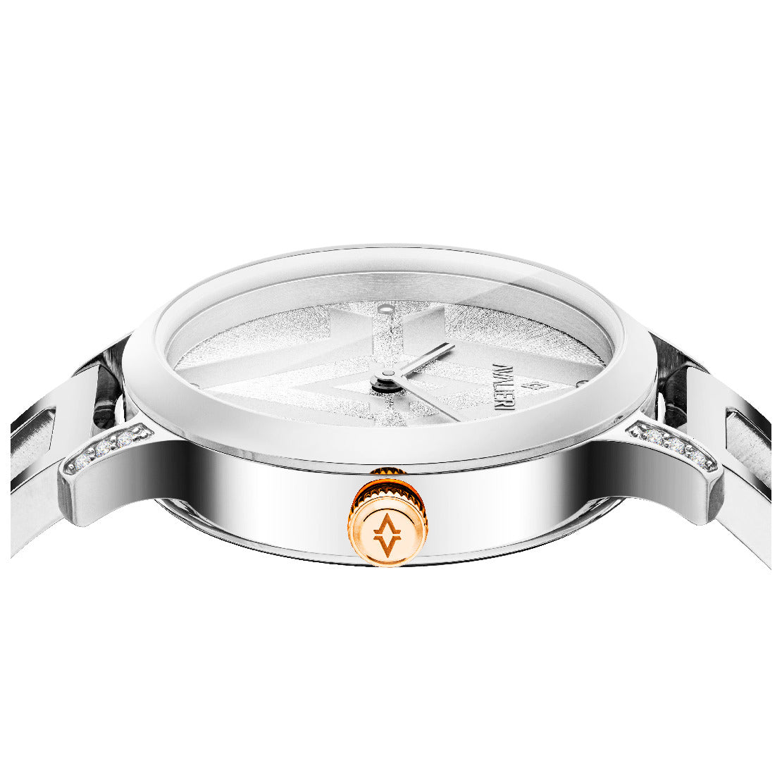 Avalieri Women's Quartz White Dial Watch - AV-2500B