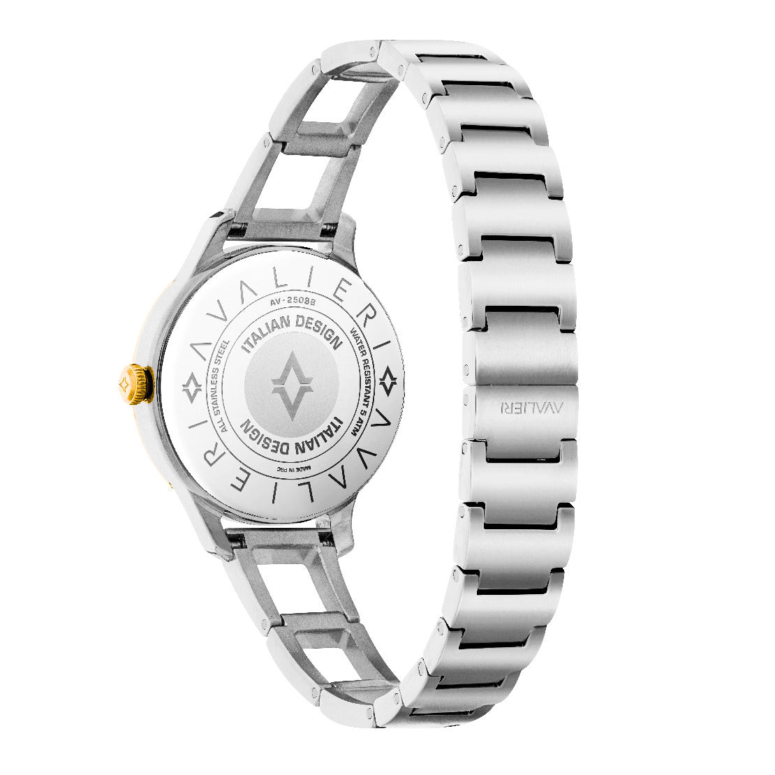 Avalieri Women's Quartz Watch White Dial - AV-2503B