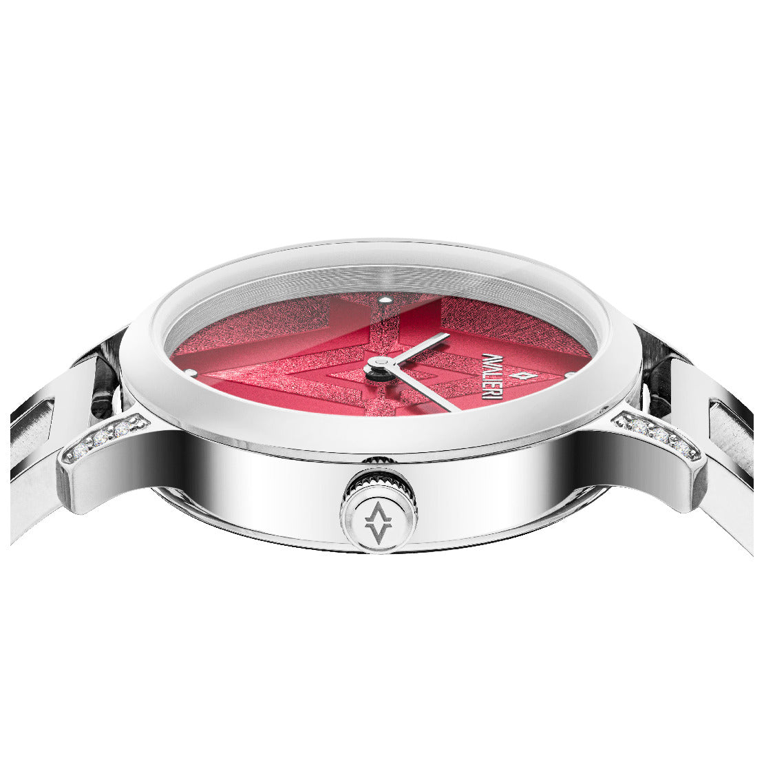 Avalieri Women's Quartz Watch, Red Dial - AV-2506B