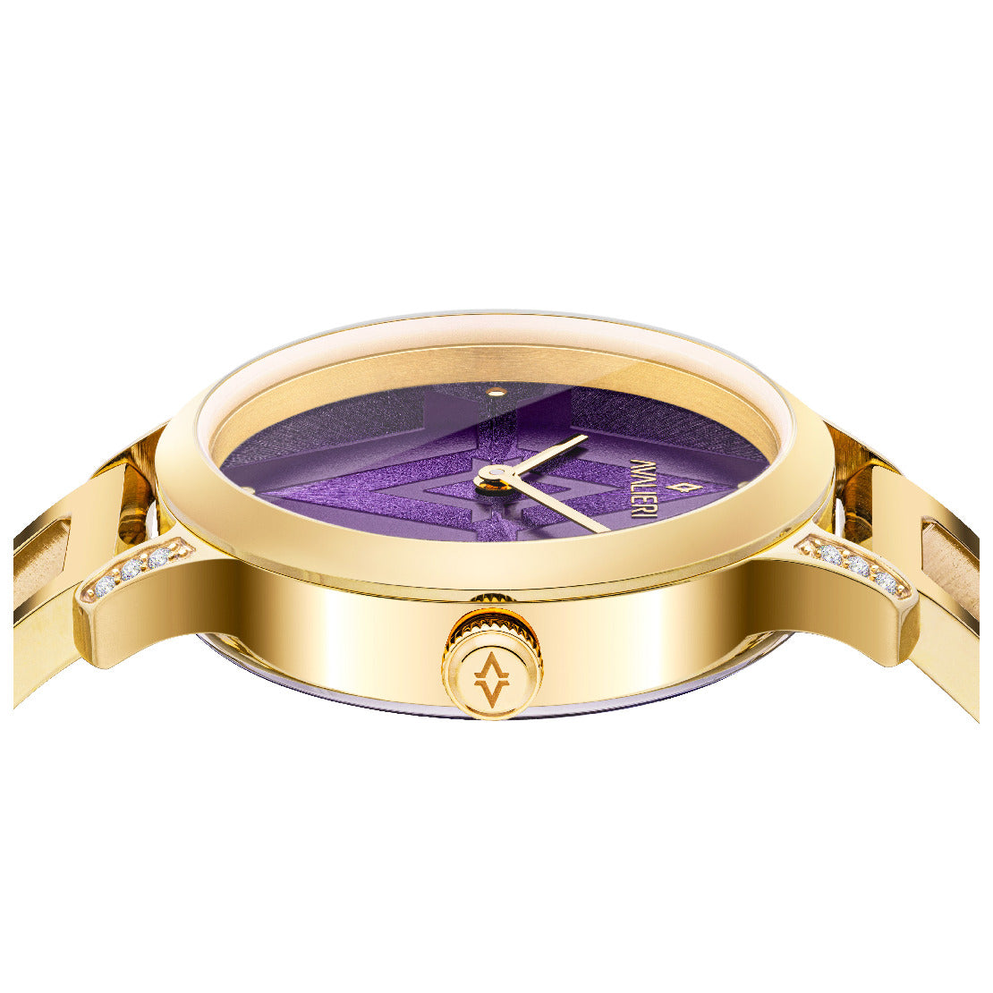 Avalieri Women's Quartz Watch Purple Dial - AV-2507B