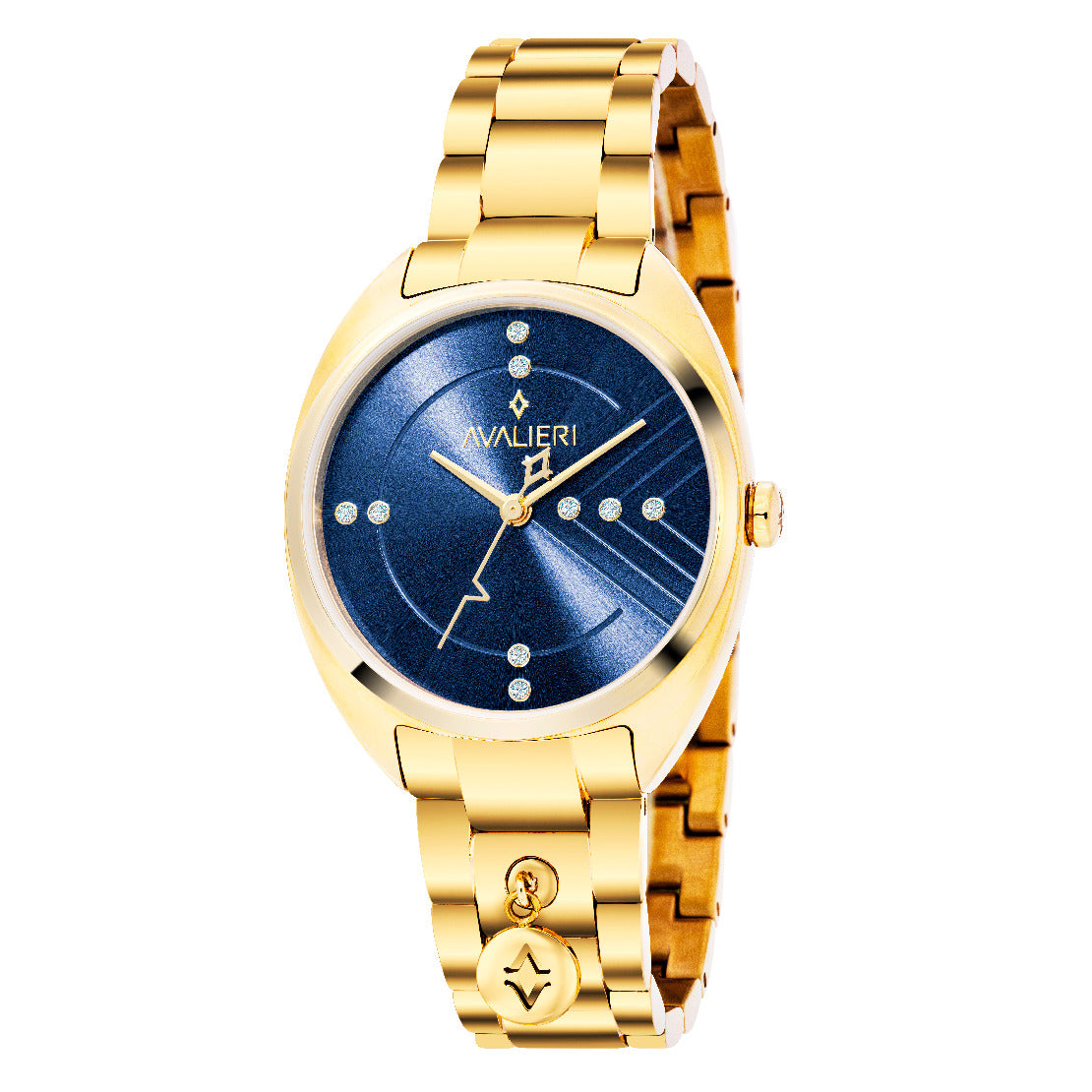 Avalieri Women's Quartz Blue Dial Watch - AV-2514B