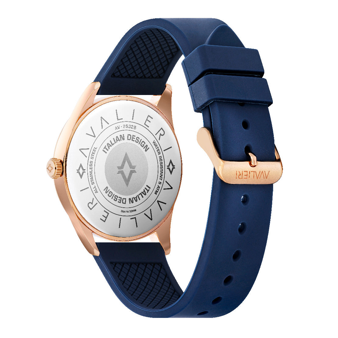 Avalieri Men's Quartz Watch, White Dial - AV-2532B