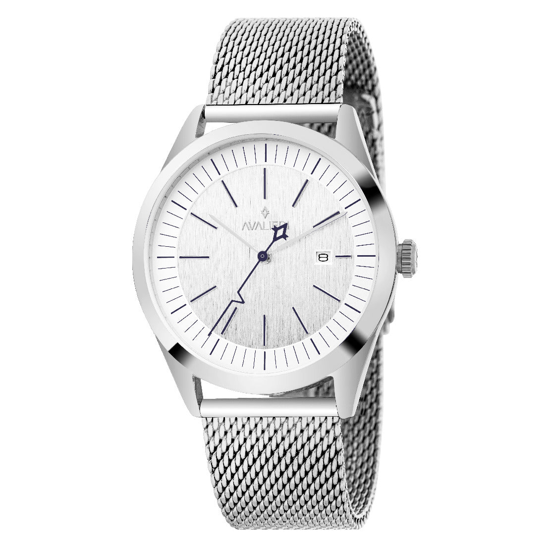 Avalieri Men's Quartz Watch, White Dial - AV-2533B