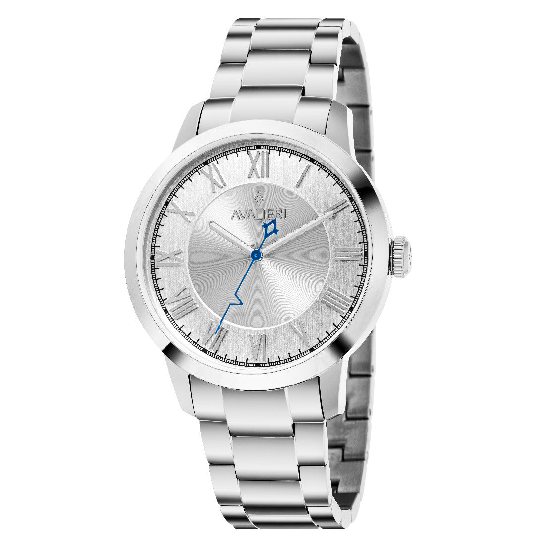 Avalieri Men's Quartz Watch, White Dial - AV-2547B