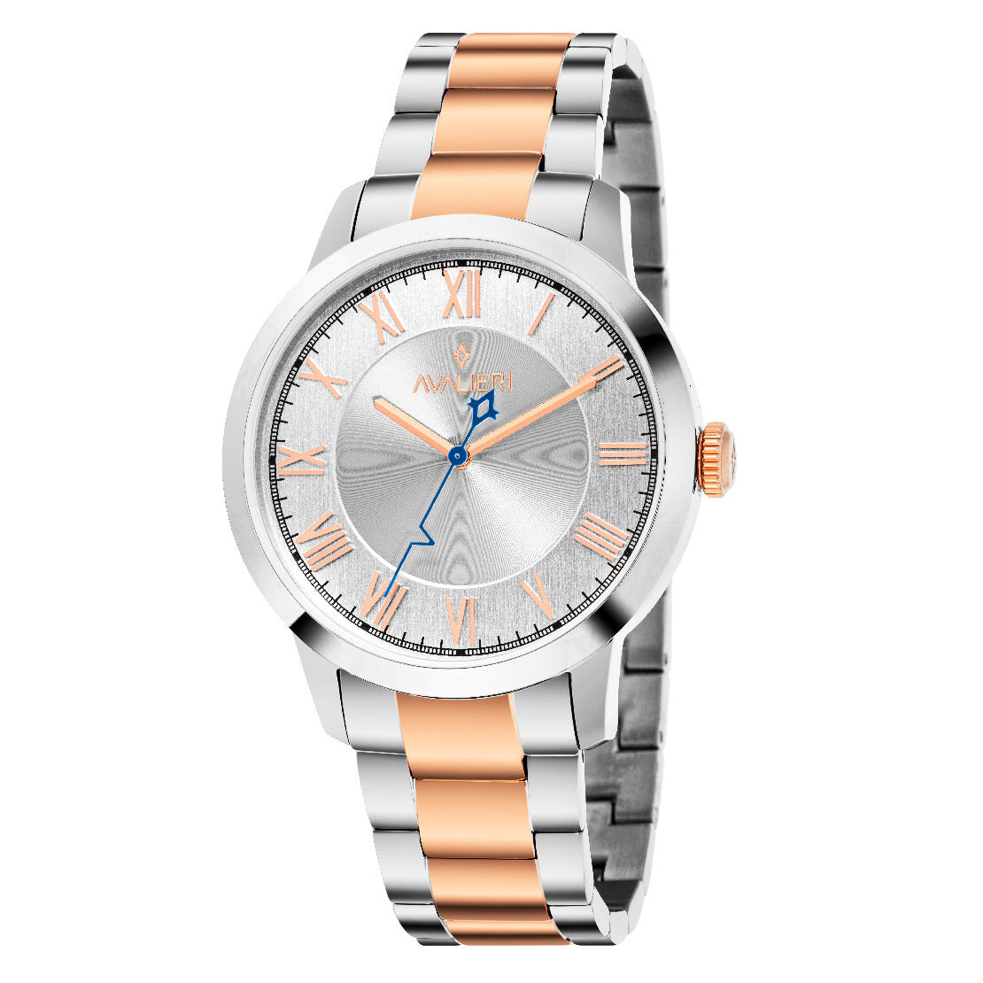 Avalieri Men's Quartz Watch, White Dial - AV-2552B