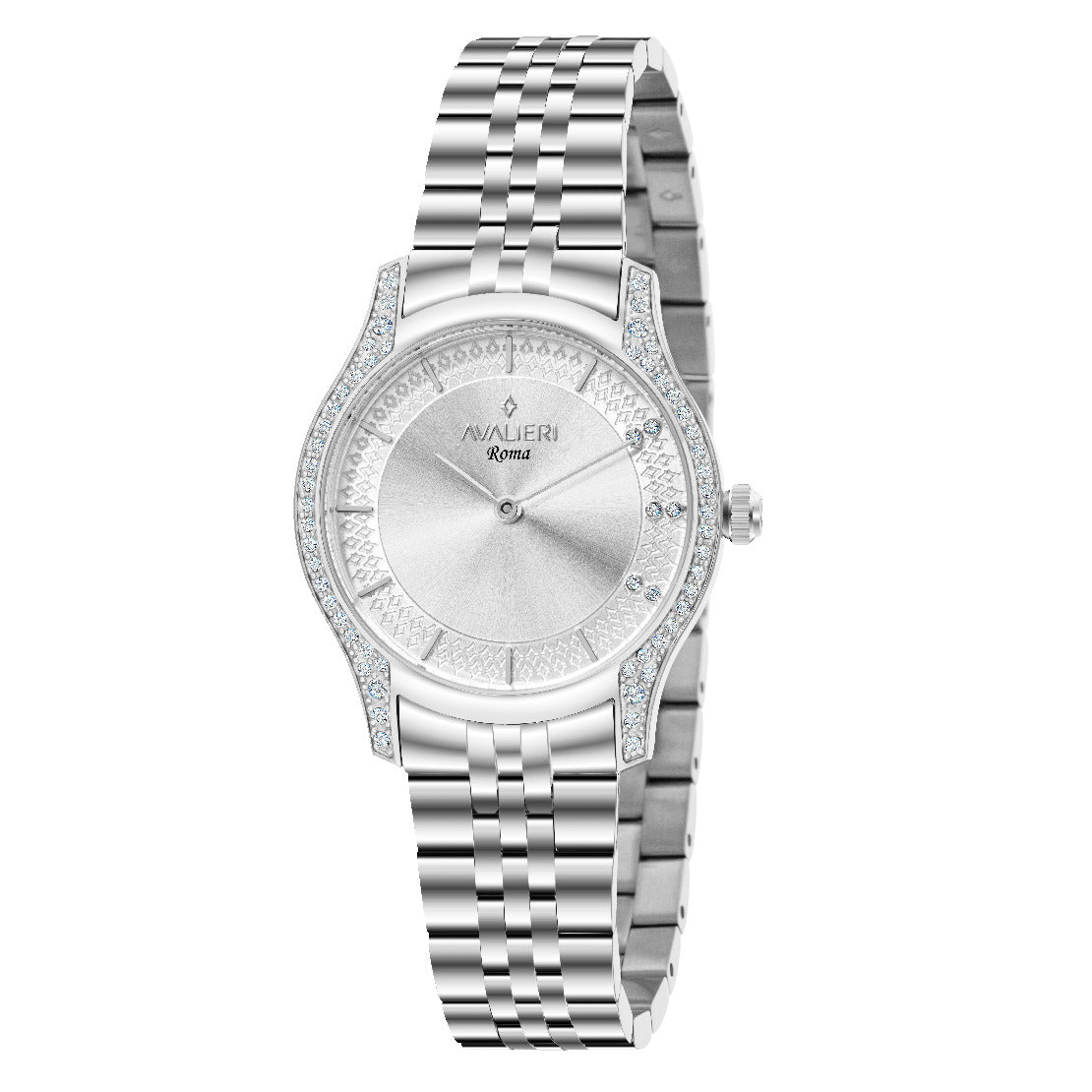 Avalieri Women's Quartz Watch Silver Dial - AV-2568B