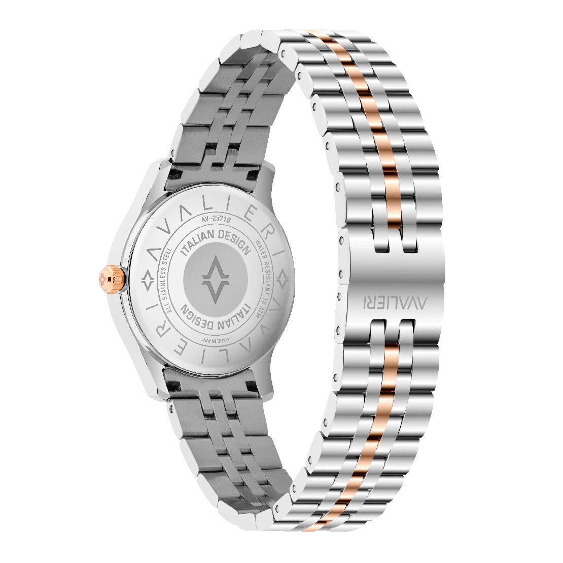 Avalieri Women's Quartz Watch Silver Dial - AV-2571B