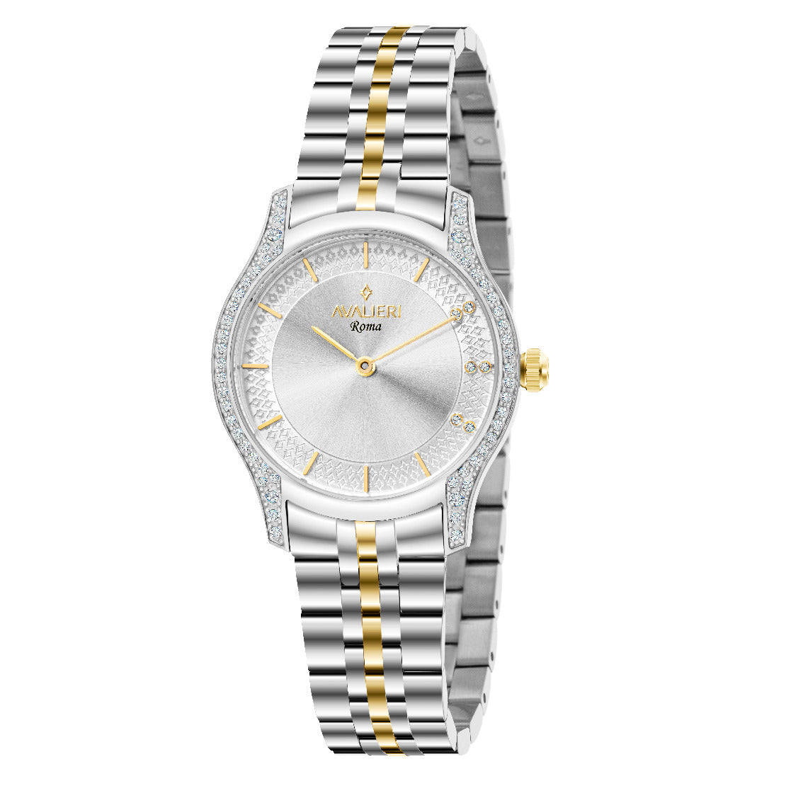 Avalieri Women's Quartz Watch Silver Dial - AV-2572B
