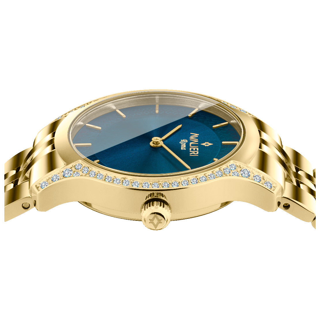 Avalieri Women's Quartz Blue Dial Watch - AV-2573B