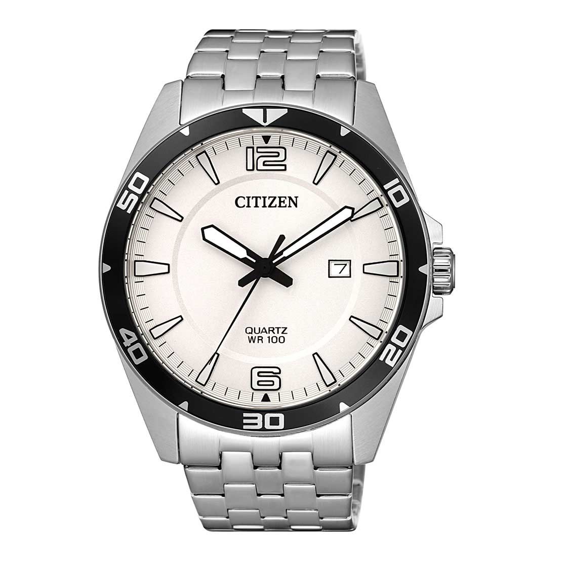 Citizen Men's Quartz Watch, White Dial - BI5051-51A