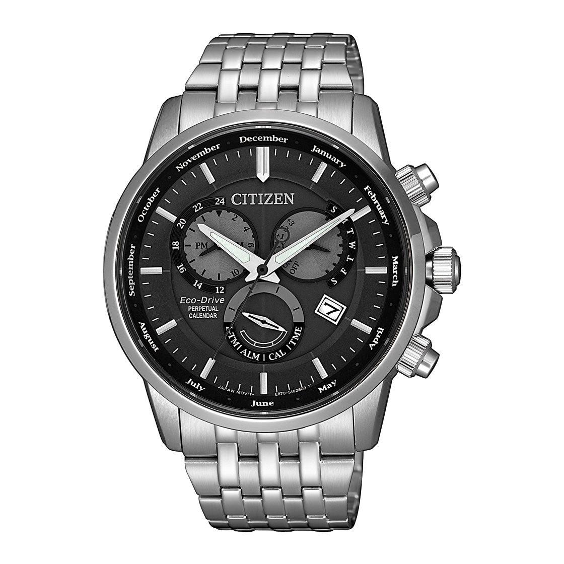 Citizen Men's Watch with Light Powered Movement and Black Dial - BL8150-86H