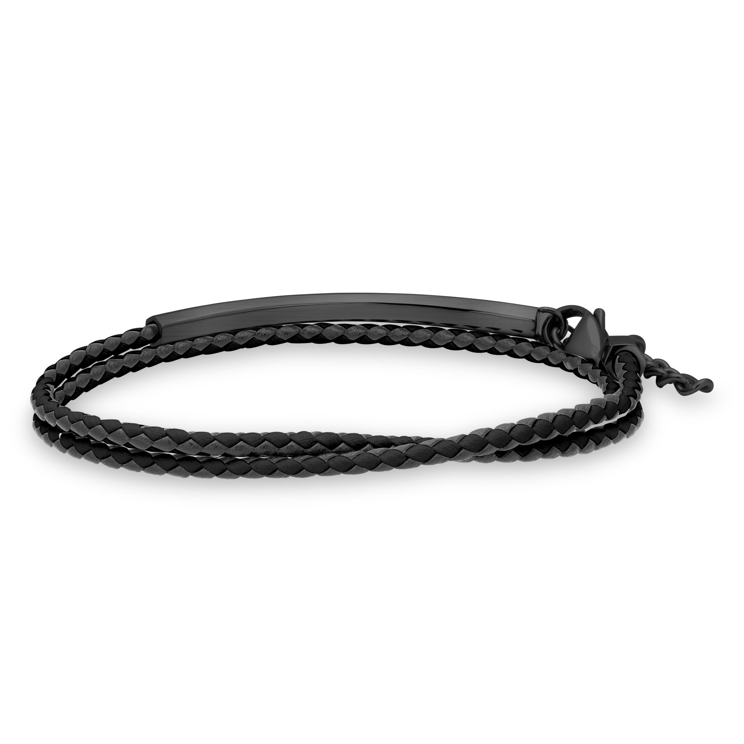 Cerruti Black Bracelet for Men - CERBR-0037