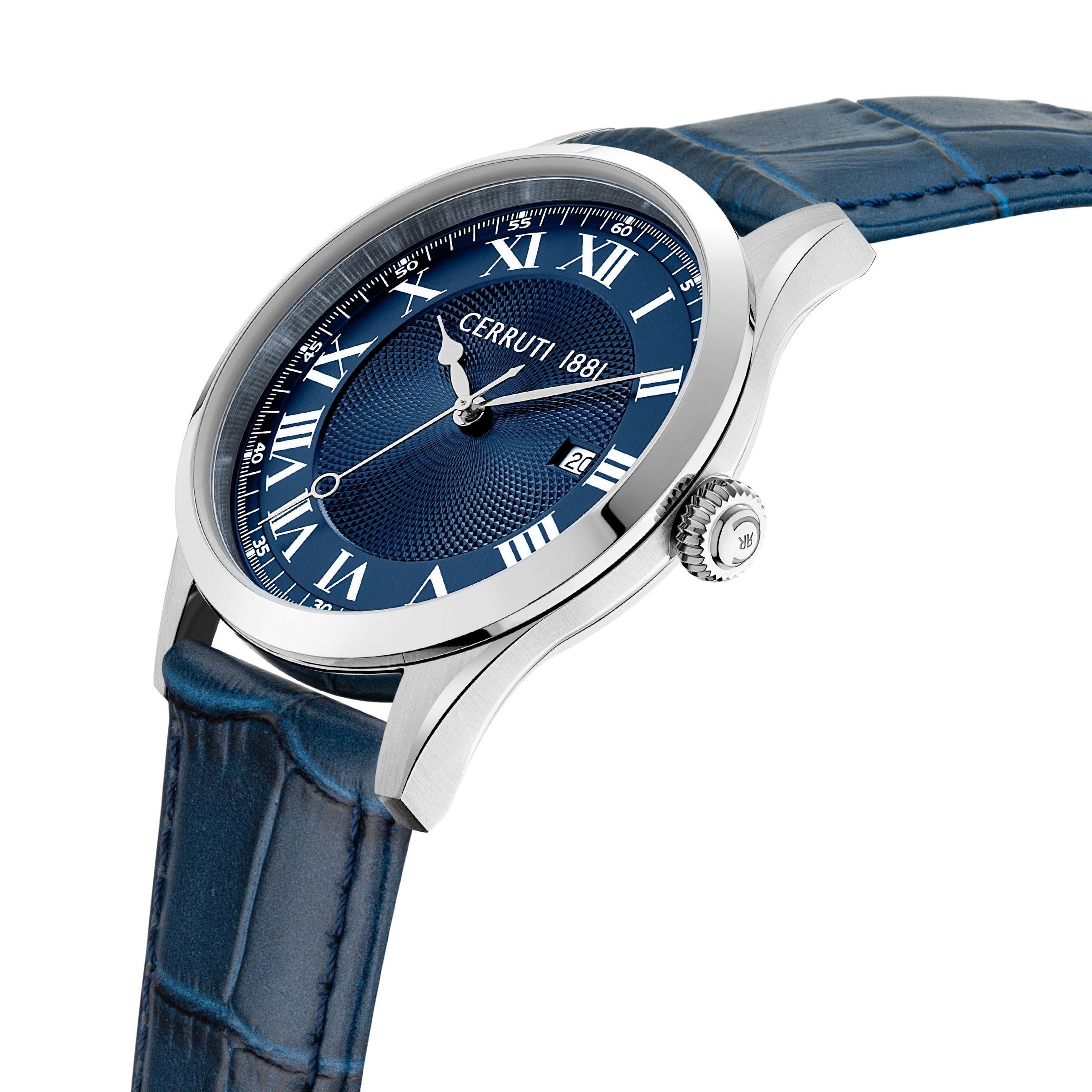 Cerruti Men's Quartz Blue Dial Watch - CER-0409