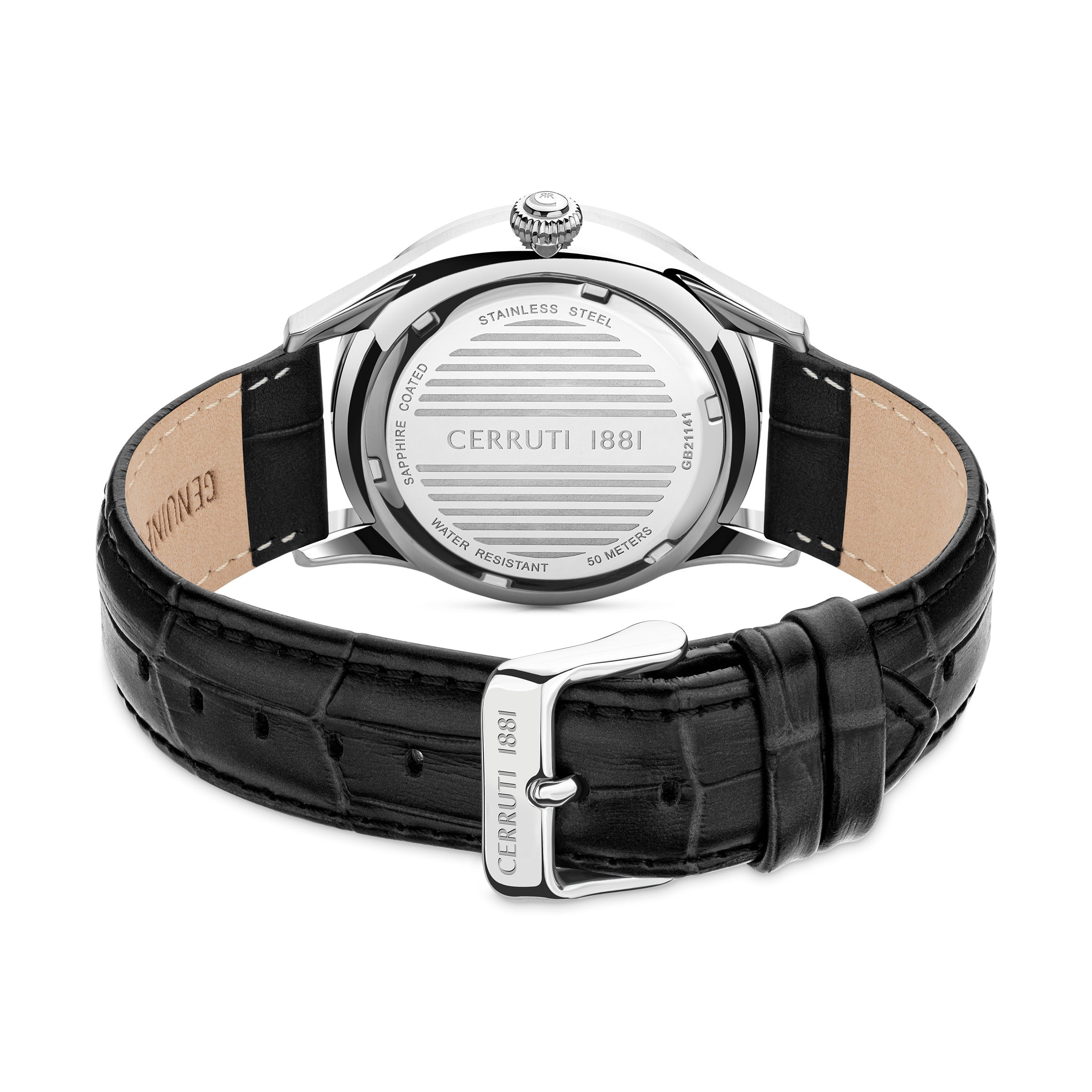 Cerruti Men's Quartz Watch, White Dial - CER-0410