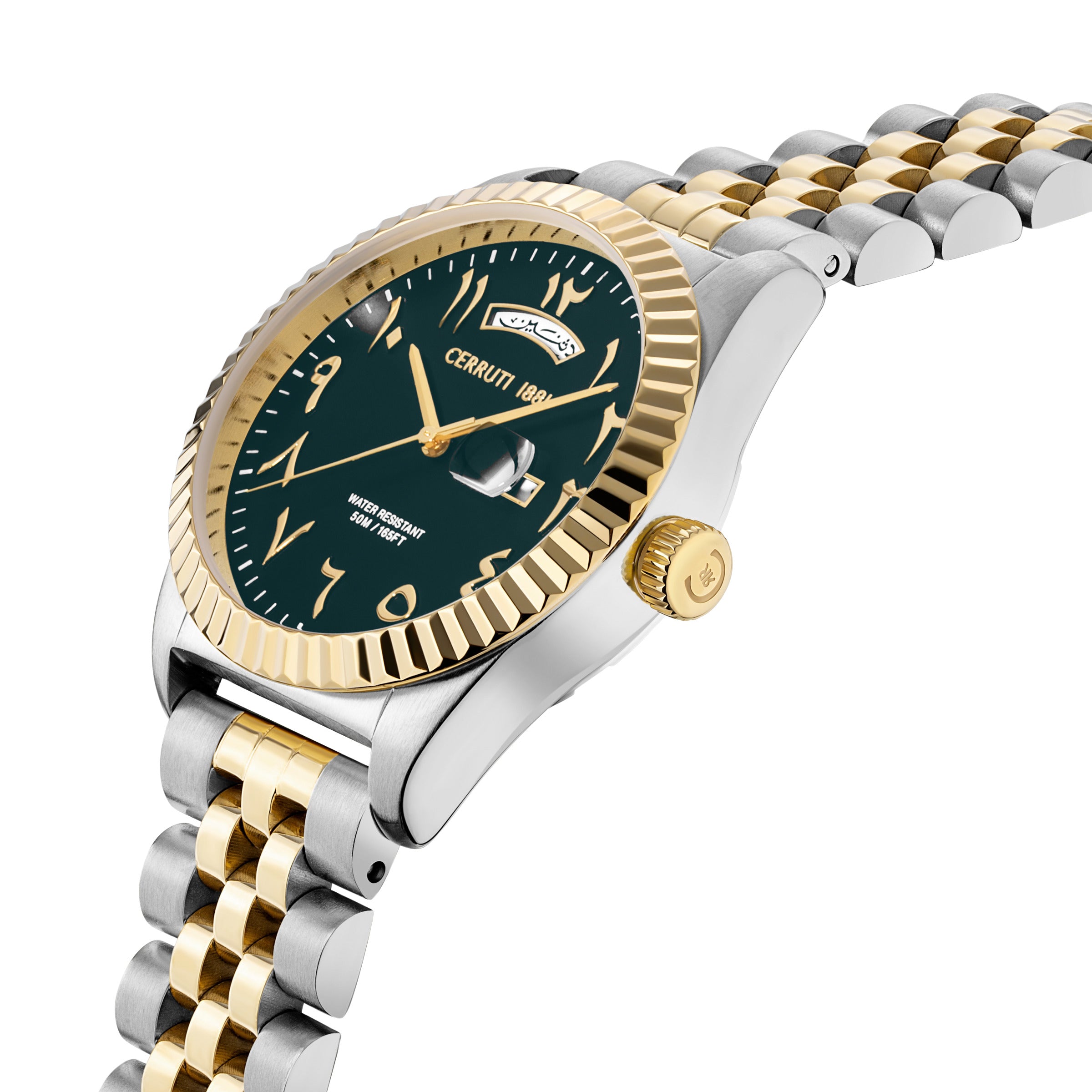 Cerruti Men's Quartz Green Dial Watch - CER-0420