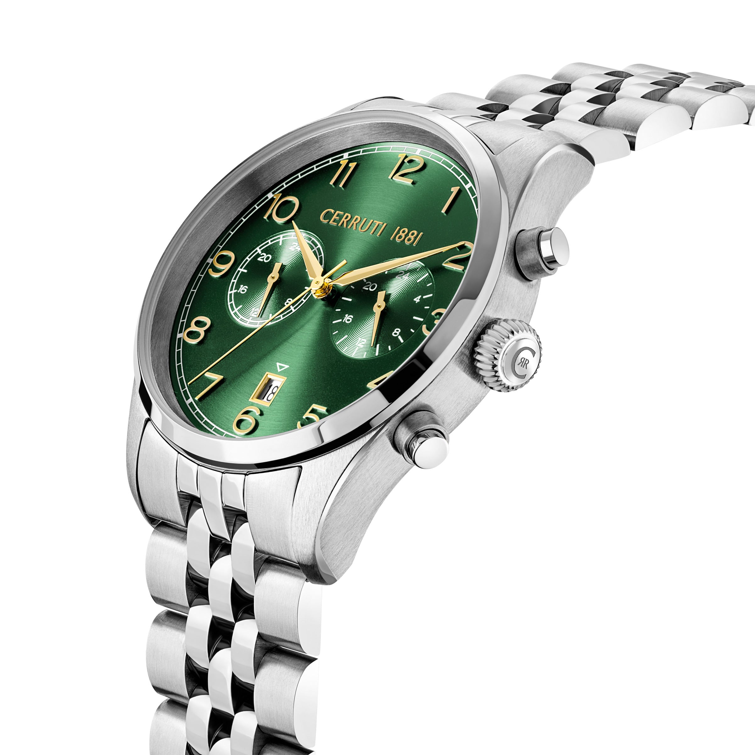 Cerruti Men's Quartz Green Dial Watch - CER-0423