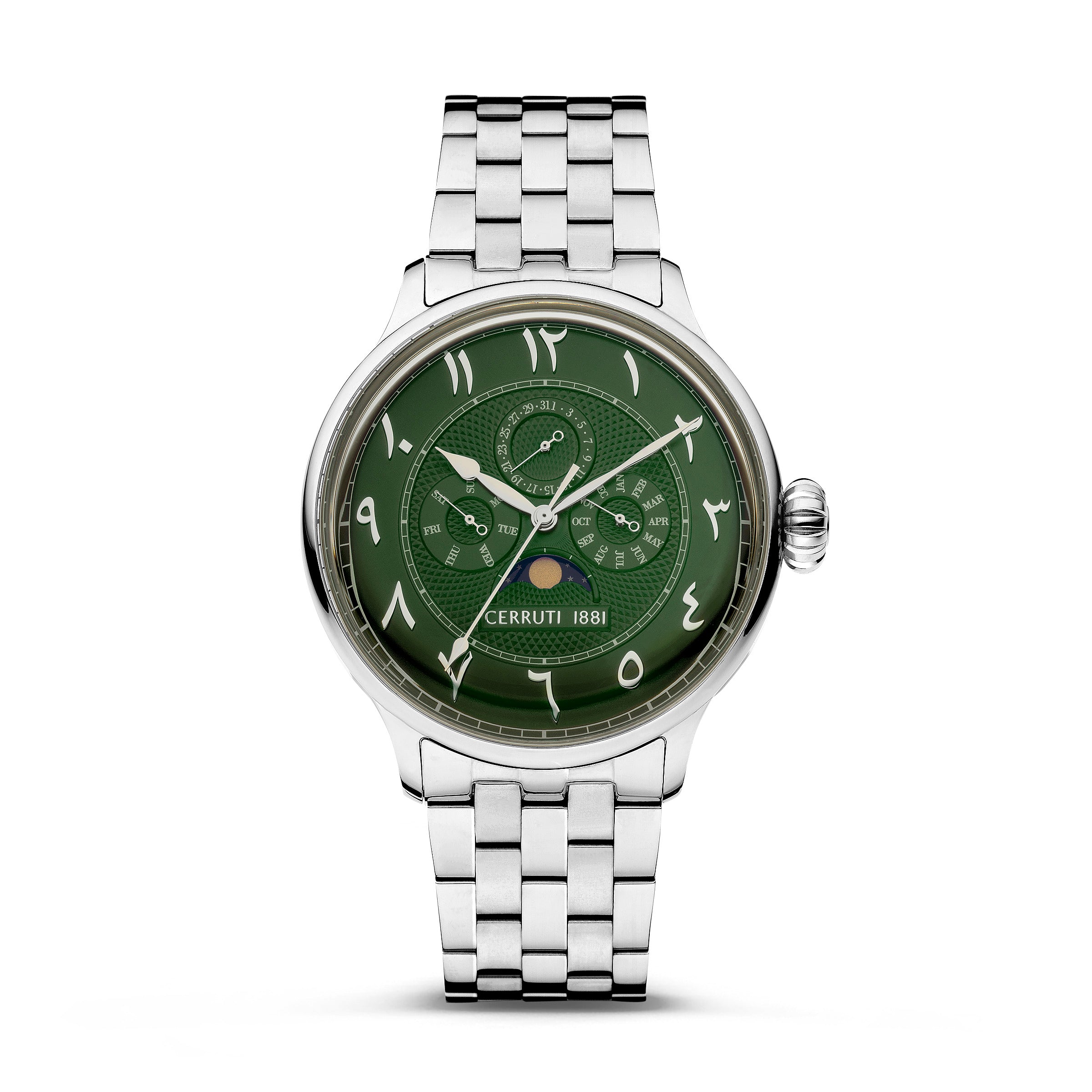 Cerruti Men's Quartz Green Dial Watch - CER-0429