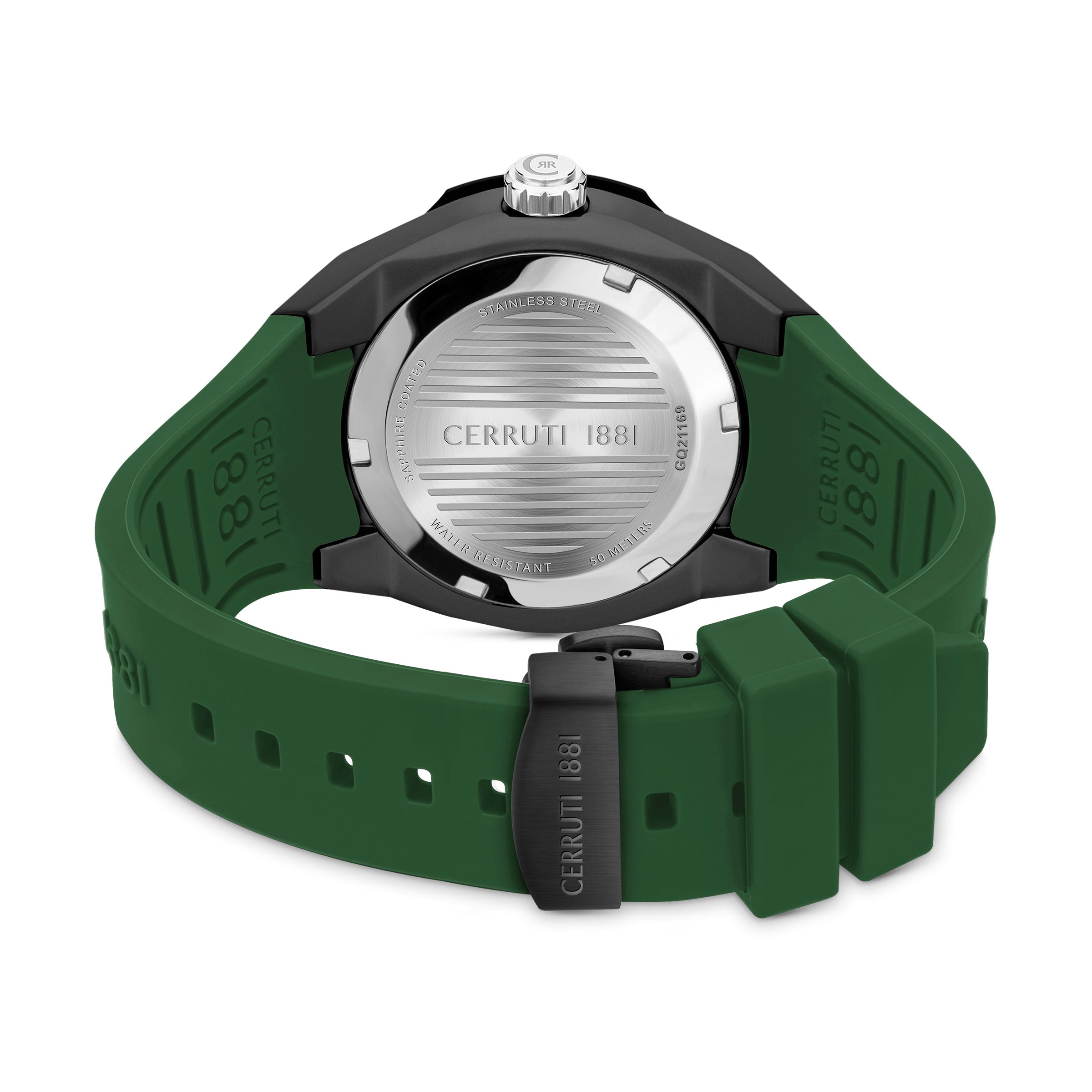 Cerruti Men's Quartz Black Dial Watch - CER-0433