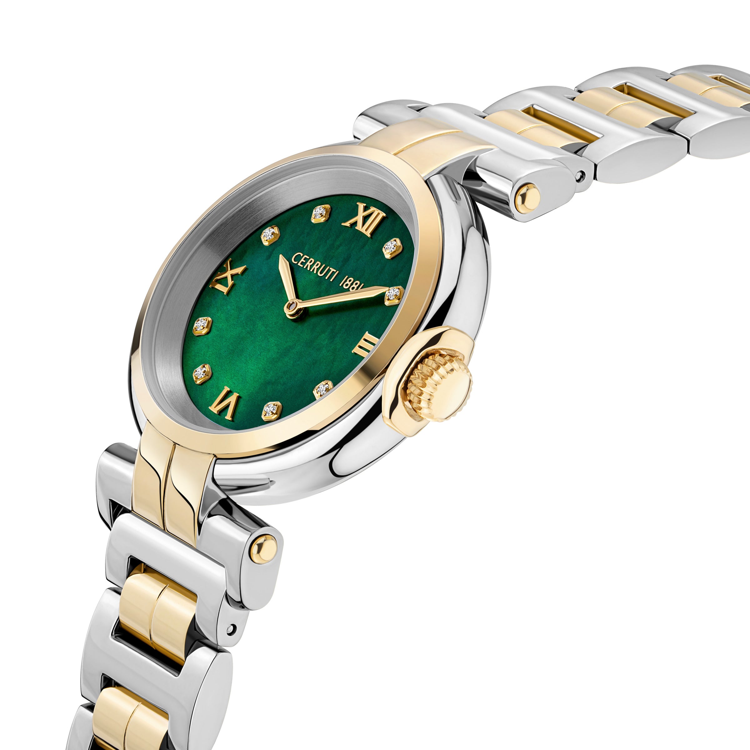Cerruti Women's Quartz Green Dial Watch - CER-0466