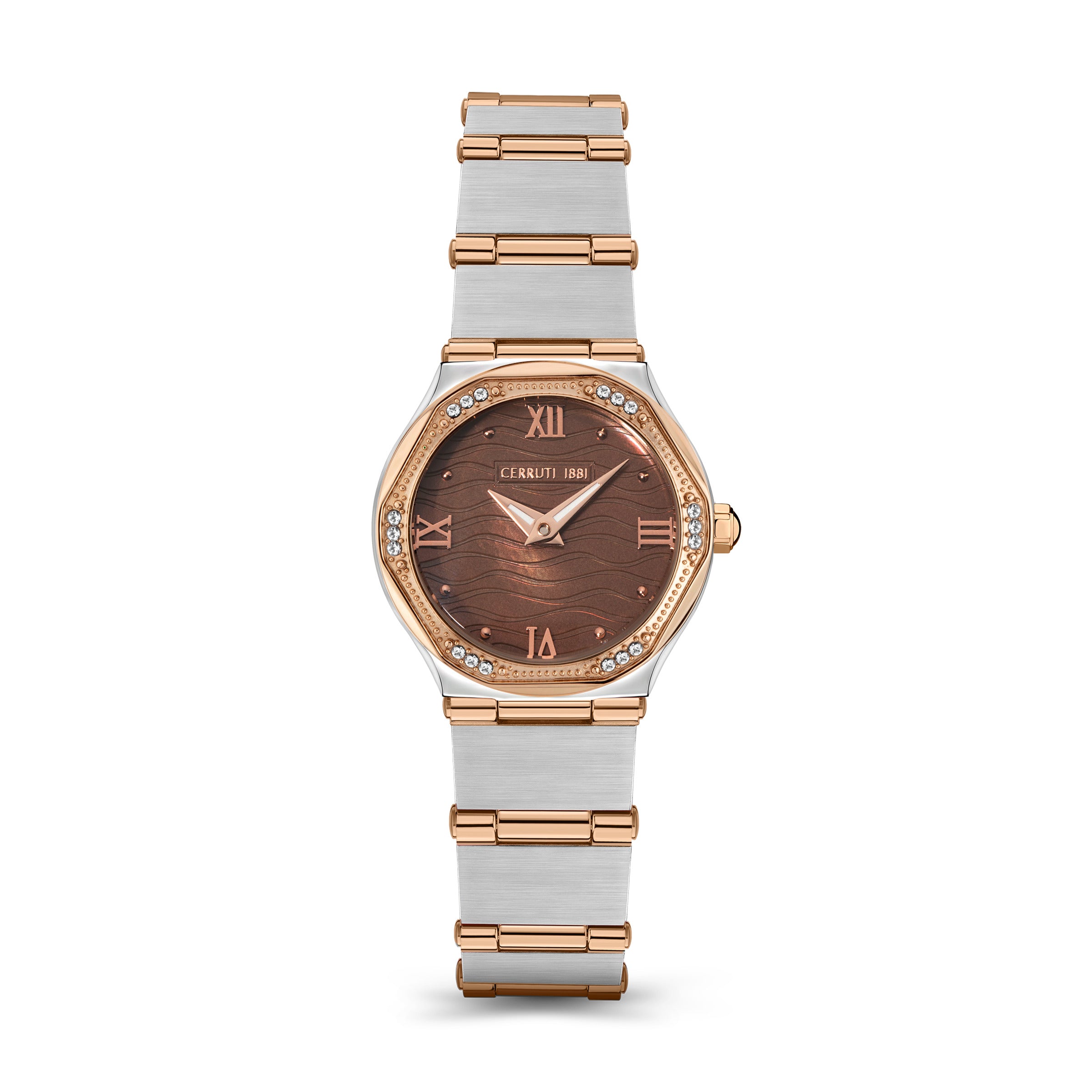 Cerruti Women's Quartz Watch, Brown Dial - CER-0441