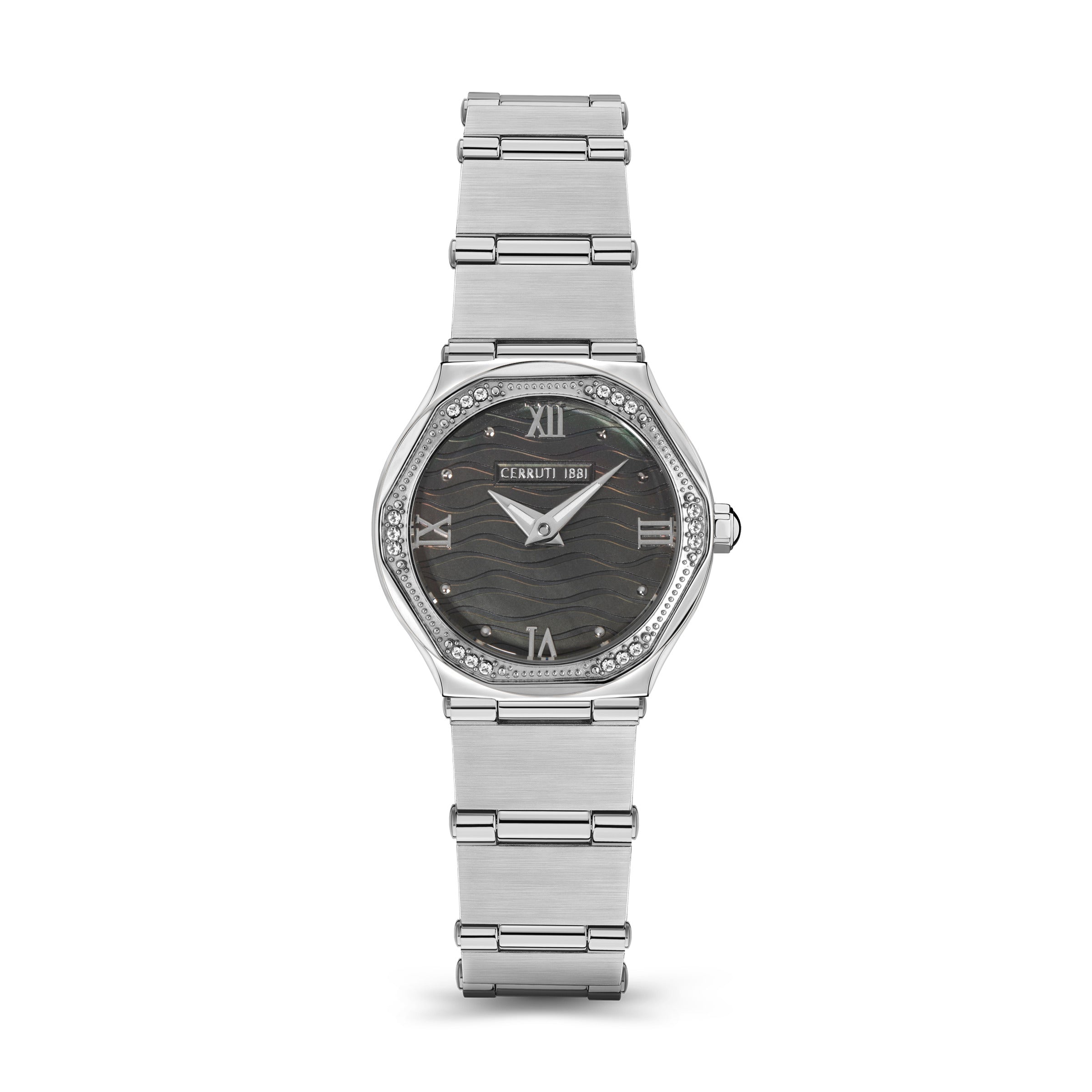 CERRUTI Women's Quartz Black Dial Watch - CER-0443