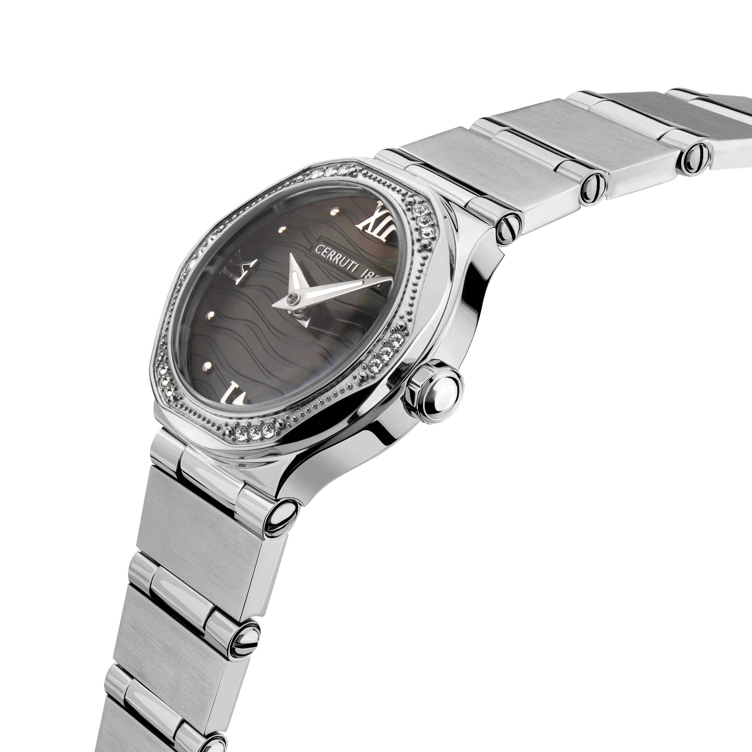 CERRUTI Women's Quartz Black Dial Watch - CER-0443
