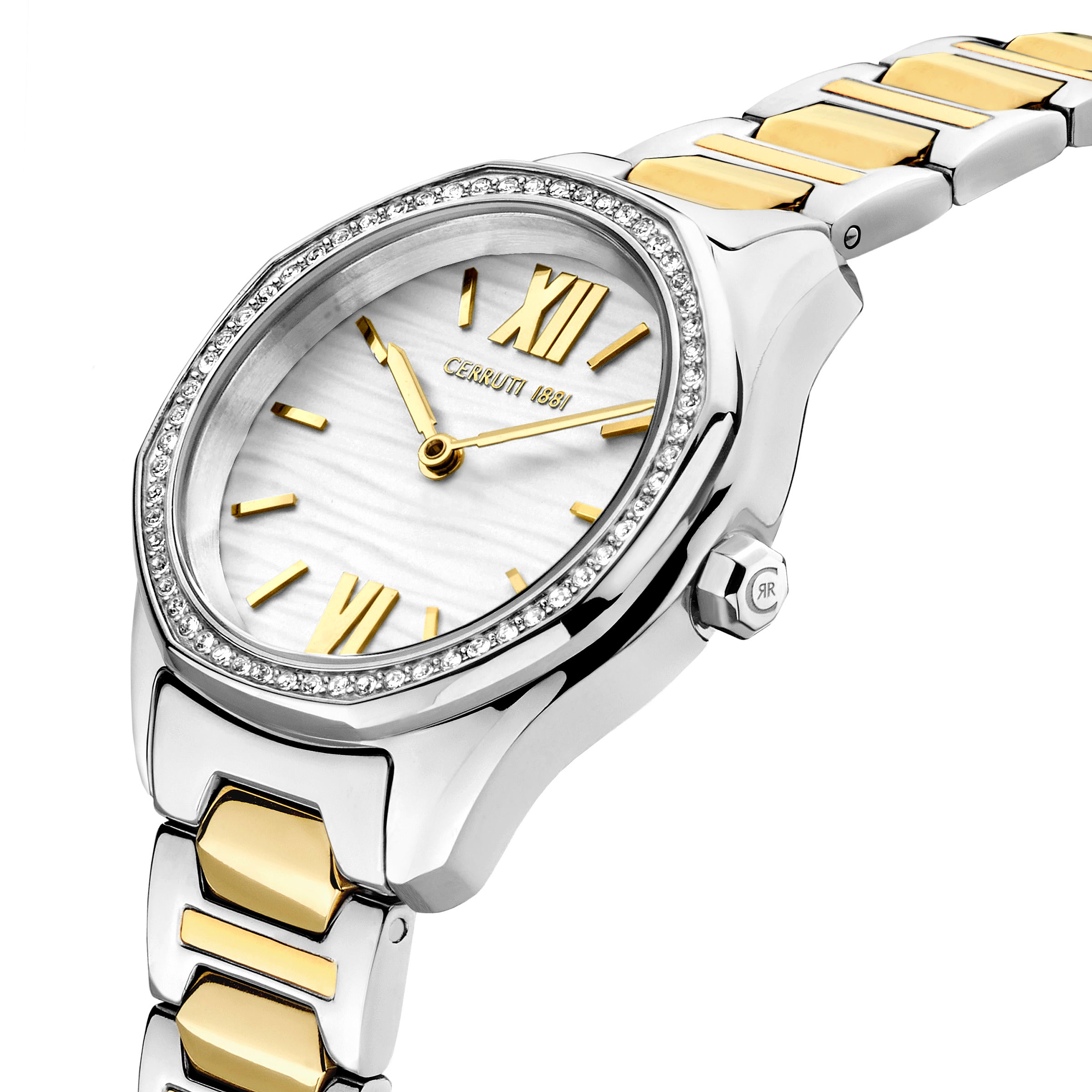 Cerruti Women's Quartz White Dial Watch - CER-0497
