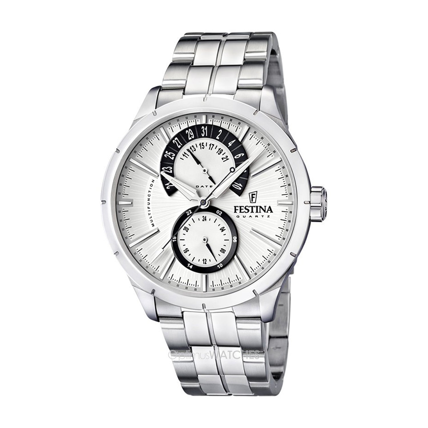Festina Men's White Dial Quartz Watch - F16632/5
