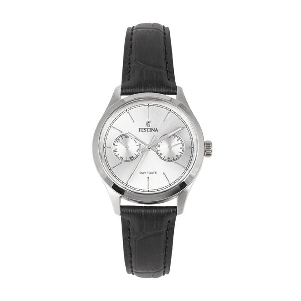 Women's watch, quartz movement, silver dial - F16805/2