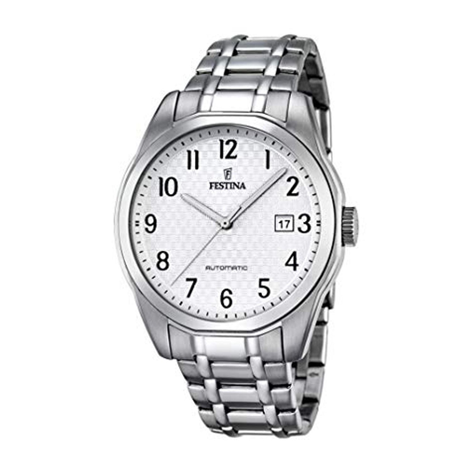 Festina Men's Automatic Watch, Silver and Gray Dial - F16884/1