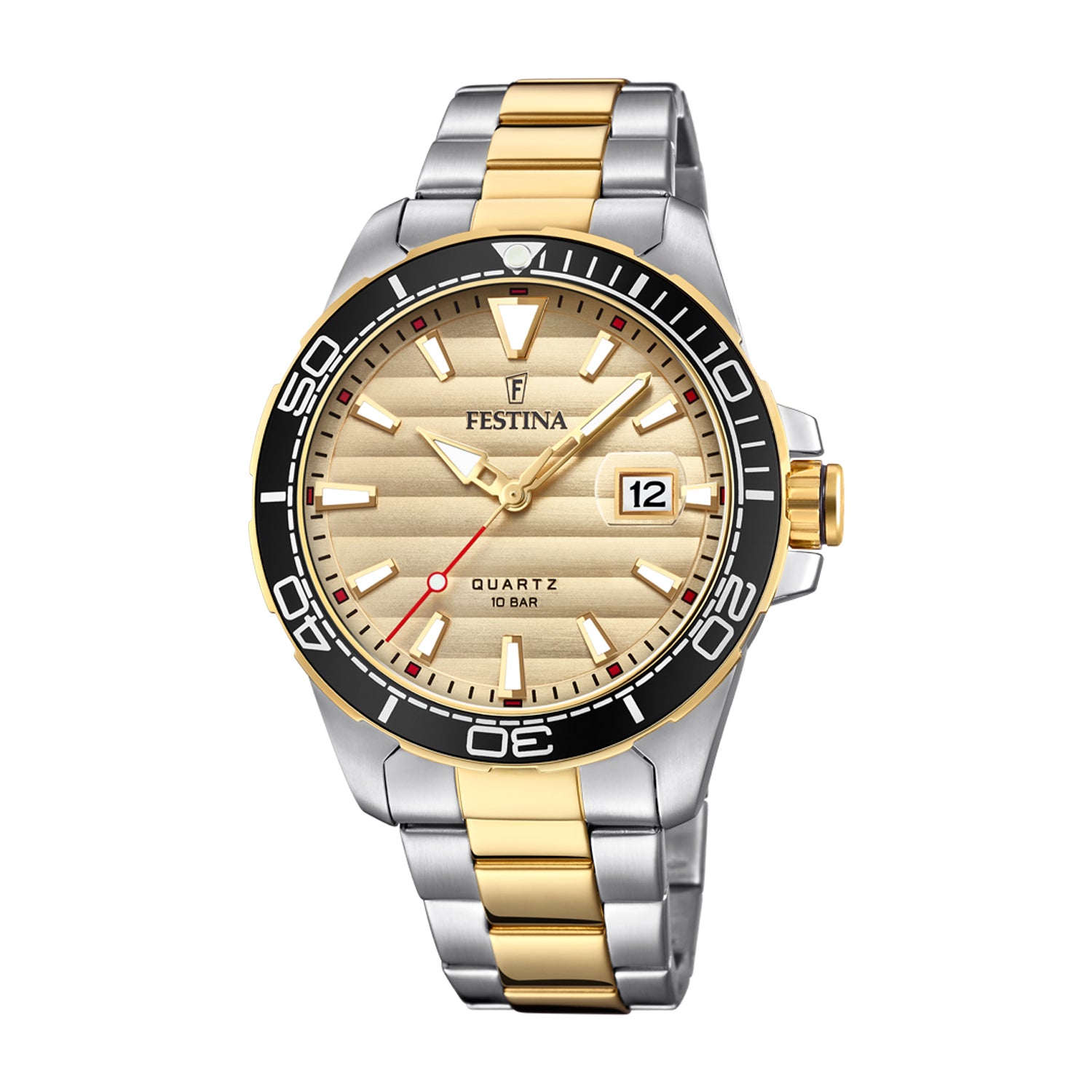 Festina Men's Quartz Watch Gold Dial - F20362/1