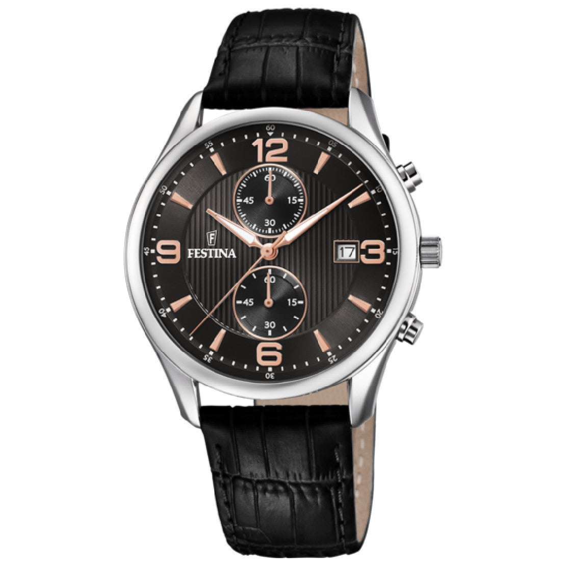 Festina Men's Black Dial Quartz Watch - F6855/7
