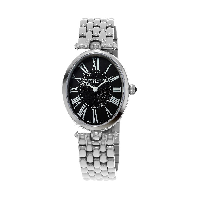 Frederique Constant Women's Quartz Black Dial Watch - FC-0065